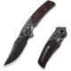 We Knife Co Ltd Skynix Folding Knife, 3.7in, Bohler M390 Steel, Clip Point Blade, Gray/Black/Red 6AL4V Titanium Handle, WE24087-4