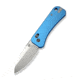 We Knife Co Ltd Banter 2 Folding Knife 2.87 in, CPM S35VN Steel, Satin Drop Point Blade, Aluminum Blue Handle, WE23075-1