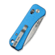 We Knife Co Ltd Banter 2 Folding Knife 2.87 in, CPM S35VN Steel, Satin Drop Point Blade, Aluminum Blue Handle, WE23075-1