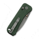 We Knife Co Ltd Banter 2 Folding Knife 2.87 in, CPM S35VN Steel, Gray Stonewash Drop Point Blade, Canvas Micarta Green Handle, WE23075-3