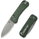 We Knife Co Ltd Banter 2 Folding Knife 2.87 in, CPM S35VN Steel, Gray Stonewash Drop Point Blade, Canvas Micarta Green Handle, WE23075-3