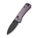 We Knife Co Ltd Banter 2 Folding Knife 2.87 in, CPM S35VN Steel, Black Stonewash Drop Point Blade, Aluminum Purple Handle, WE23075-2