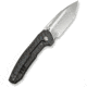 We Knife Co Ltd Weknife Micro Trogon Thumb Stud Knife Tiger Stripe Pattern Flamed Titanium Handle - WE24043-3