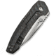 We Knife Co Ltd Weknife Micro Trogon Thumb Stud Knife Tiger Stripe Pattern Flamed Titanium Handle - WE24043-3
