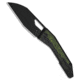 We Knife Co. WE Knife Co. Inceptus Frame Lock Knife Black Ti + Green/Black CF 3.6" Black SW, Black, Bohler M390, adult, BHQ-230711