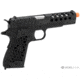 WE-Tech 1911 Hex Cut Gen 2 Gas Blowback Airsoft Pistol, Black, WE-E016-BK