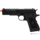 WE-Tech 1911 Hex Cut Gen 2 Gas Blowback Airsoft Pistol, Black, WE-E016-BK