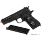 WE-Tech 1911 Hex Cut Gen 2 Gas Blowback Airsoft Pistol, Black, WE-E016-BK