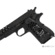 WE-Tech 1911 Hex Cut Gen 2 Gas Blowback Airsoft Pistol, Black, WE-E016-BK