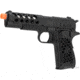 WE-Tech 1911 Hex Cut Gen 2 Gas Blowback Airsoft Pistol, Black, WE-E016-BK