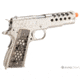 WE-Tech 1911 Hex Cut Gen 2 Gas Blowback Airsoft Pistol, Silver, WE-E016-SV
