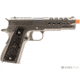 WE-Tech 1911 Hex Cut Gen 2 Gas Blowback Airsoft Pistol, Silver, WE-E016-SV