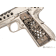 WE-Tech 1911 Hex Cut Gen 2 Gas Blowback Airsoft Pistol, Silver, WE-E016-SV