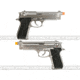 WE-Tech Full Metal M9 Heavy Weight Airsoft GBB Professional Training Pistol, Silver, WE-M002