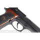 WE-Tech Samurai Edge Biohazard ATV2 M9 Airsoft Gas Blowback Semi-Auto/Full Auto Pistol, Black, WE-M92SPS-ATV2-BK