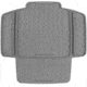 WeatherTech Child Car Seat Protector, Grey, 81CSP01GY