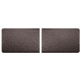 WeatherTech Comfort Mat Connect, Bordered, 2 Pieces, 24x36in, Cocoa, 8ACONA2HCC
