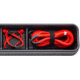 WeatherTech Kinetic Recovery Rope, Red/Black, R07820PKG