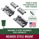 Weaver Browning AB3 8-40 Base Pair, Matte, Blister, 48481