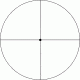 Weaver Fine Crosshair w/ 1/4 MOA Dot Reticle