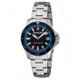 Wenger Ladies Sea Force Swiss Watch w/ Black &amp; Blue Dial Black &amp; Blue Bezel Bracelet 621.104