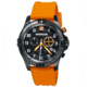 Wenger Mens Squadron Chrono Swiss Watch w/ Black &amp; Orange Dial/Silicone Strap set and special edition Ranger grip swiss army Knife &amp; laptop case 60758