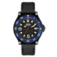 Wenger Mens Ranger Swiss Military Watch - Blue Bezel Black Dial Black Rubber Strap 70908