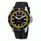 Wenger Sea Force Black &amp; Yellow Dial Black &amp; Yellow Bezel Black Silicone Strap 641101