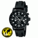 Wenger Swiss Raid Commando Watch - Mens Black Dial Black Rubber Strap 70890