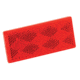 Wesbar 003358 Rectangular Reflector, Red, 3358