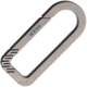 WESN CB Titanium Carabiner, 2.5 x 1, WESN08-0