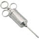 Weston Products Marinade Injector, Nickel-plated brass, 2 oz, Brass/Nickel, 23-0402-W