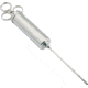 Weston Products Marinade Injector, Nickel-plated brass, 4 oz, Brass/Nickel, 23-0404-W