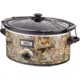 Weston Products Portable Slow Cooker, 5 qt, Realtree Edge, Camo/Stainless, 03-2100-RE