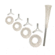 Weston Products Snack Stick Funnel Set for Weston Pro Series Meat Grinders, 9 pcs, Clear 08-2601
