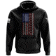 Wethepeopleholsters.Com American Flag in Guns - Patriotic Colors Hoodie, Black, XL, HOODX-K0016-W-FL-XL