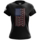 Wethepeopleholsters.Com American Flag in Guns - Patriotic Colors Womens Short Sleeve Shirt, CREWF-W0016-K-FL-S