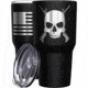 Wethepeopleholsters.Com Cross Rifle Jolly Roger Stainless Steel Tumbler, TUM01-0110STAINLESS