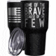 Wethepeopleholsters.Com Home of the Brave + American Flag Stainless Steel Tumbler, 30 oz, Black, TUM01-0091BLACK