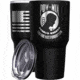 Wethepeopleholsters.Com POW MIA You are not forgotten + American Flag Stainless Steel Tumbler, 20 oz, Black, TUM02-0078BLACK