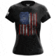 Wethepeopleholsters.Com Tattered 76 Flag Womens Short Sleeve Shirt, tattered-76-flag-womens-short-sleeve-shirt