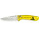 Whiskey Bent Knives Catch Pin Lock 2.91in Fixed Knife, Drop Point Blade, Satin Blade, Acrylic Handle, Don'T Tread, WB50-31