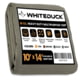 White Duck 18 oz. 100% Cotton Canvas Tarp, Olive, 10ftx14ft, IX-K8JE-H6KN