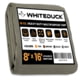 White Duck 18 oz. 100% Cotton Canvas Tarp, Olive, 8x16ft, FBA-FM-2LHC-IDKD