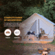White Duck Alpha Pro Wall Tent, Water Repellent, 12ft x 14ft, WD-PRO-0012