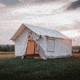 White Duck Alpha Wall Tent, Water Repellent, 10ft x 12ft, WD-0045