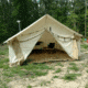 White Duck Alpha Wall Tent, Water Repellent, 10ft x 12ft, WD-0045