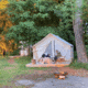 White Duck Alpha Wall Tent, Water Repellent, 10ft x 12ft, WD-0045