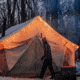 White Duck Alpha Wall Tent, Water Repellent, 12ft x 14ft, WD-0012