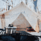 White Duck Alpha Wall Tent, Water Repellent, 12ft x 14ft, WD-0012